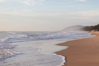 güzel tropik sahil kum ve deniz