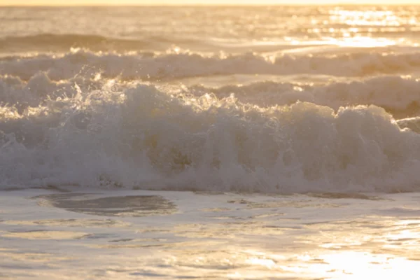 Krásné moře s slunce v den ráno — Stock fotografie