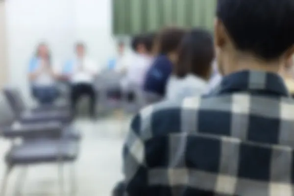 Image blur, activity of people relationship meeting in office — Stock Photo, Image