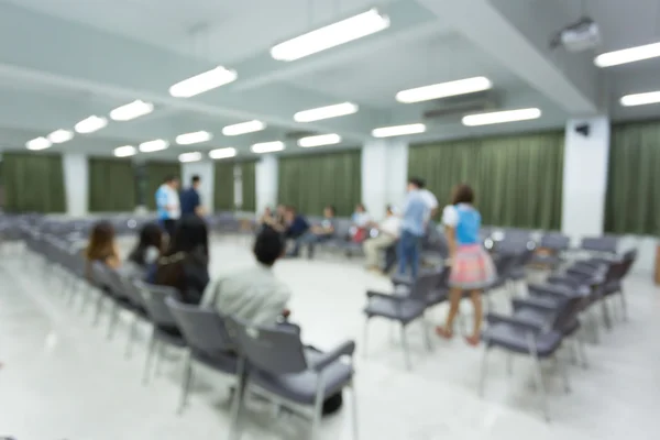 Image blur, activity of people relationship meeting in office — Stock Photo, Image