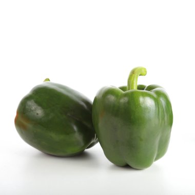 zoete bell peper geïsoleerd op witte achtergrond