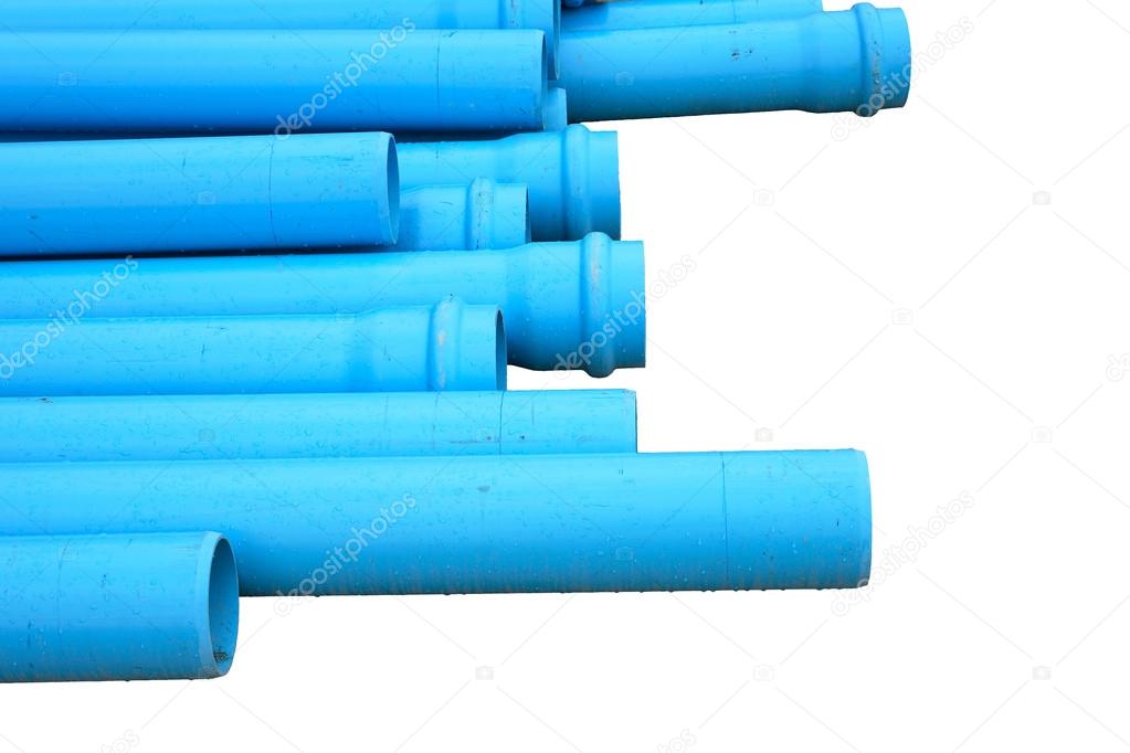 pvc pipes isolated