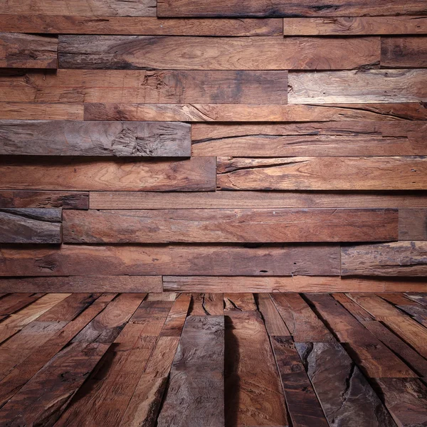 Pared de madera Fondo industrial — Foto de Stock
