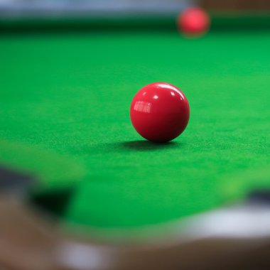 Yeşil Bilardo Masa üstüne snooker