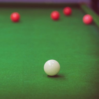 Yeşil Bilardo Masa üstüne snooker