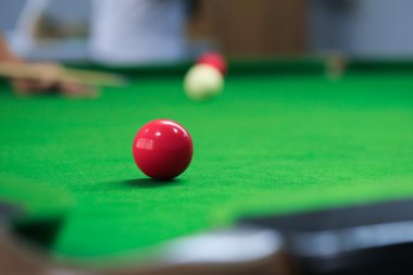 Yeşil Bilardo Masa üstüne snooker