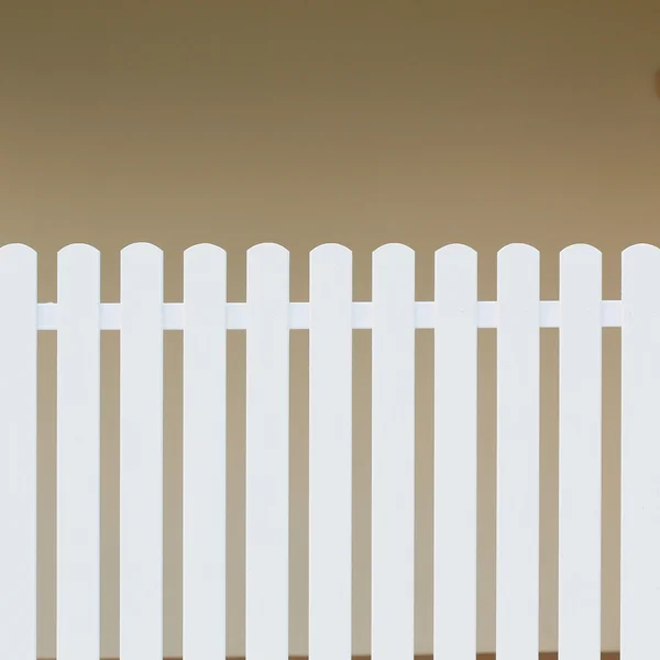 Wood white fence — Stock Photo, Image