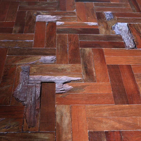 Parquet wood old floor surface — Stock Photo, Image