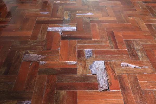 Parquet wood old floor surface — Stock Photo, Image