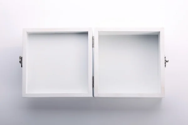 Beyaz tahta kutu açmak ürün ambalajı — Stok fotoğraf
