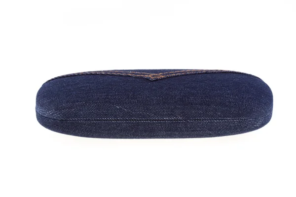 Glasses jeans case isolated — Stock Photo, Image