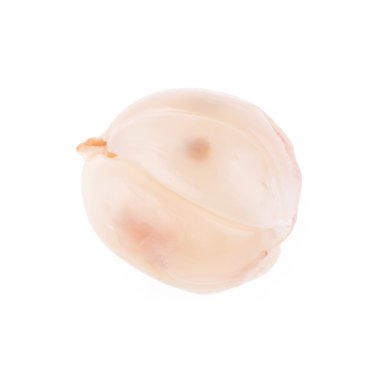 Beyaz arka plan üzerinde izole longkong tropikal meyve