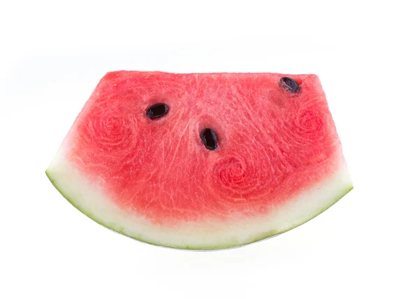 Watermelon fruit isolated on white background — Stock Photo, Image