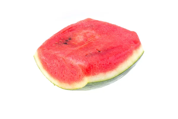 Vattenmelon frukt isolerad på vit bakgrund — Stockfoto