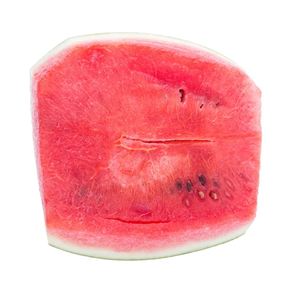 Vattenmelon frukt isolerad på vit bakgrund — Stockfoto