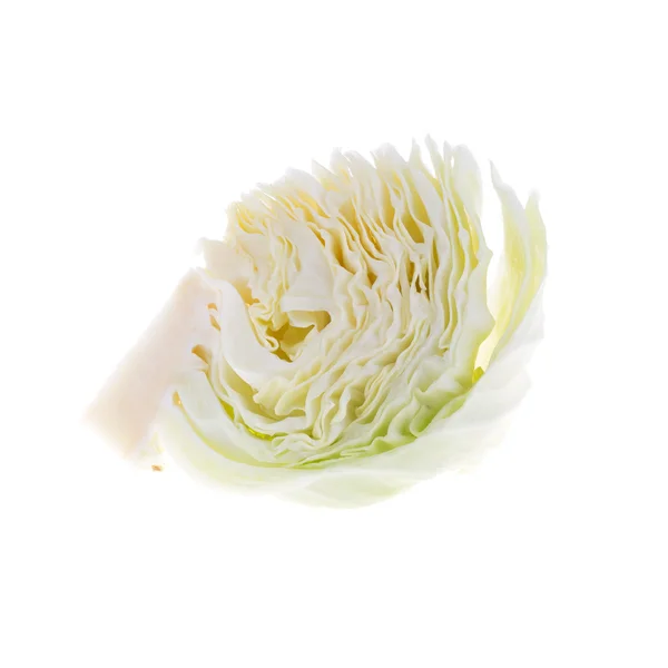 Sebze lahana beyaz arka plan üzerinde izole — Stok fotoğraf