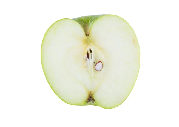 Fruta fresca de maçã isolada sobre fundo branco — Fotografia de Stock