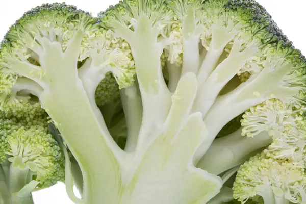 Yeşil sebze brokoli kapatın — Stok fotoğraf