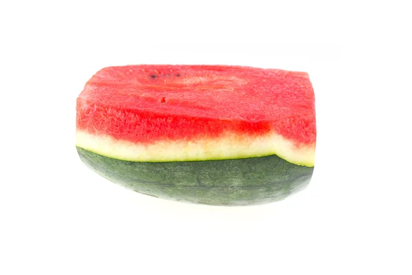 Vattenmelon frukt isolerad på vit bakgrund — Stockfoto