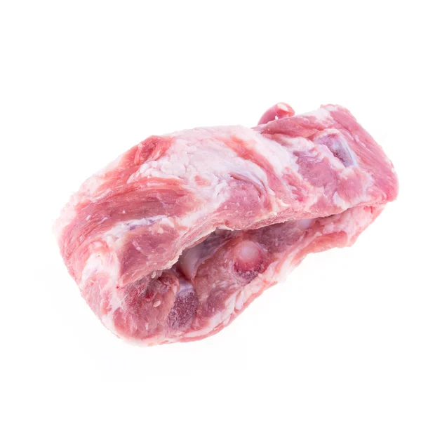 Spareribs-ruwe geïsoleerd — Stockfoto