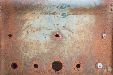 paslı metal plaka yaşlı doku arka plan aşınmış