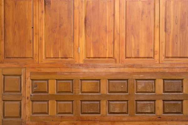 Legno intagliato texture usato decorato parete sfondo — Foto Stock