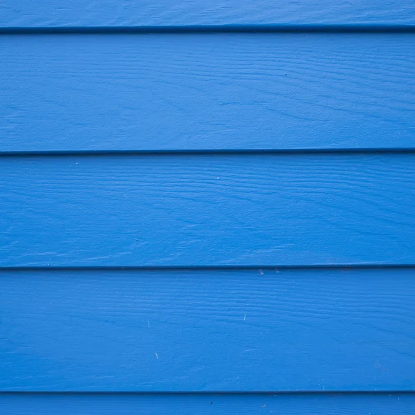 Painel de prancha de madeira azul fundo — Fotografia de Stock