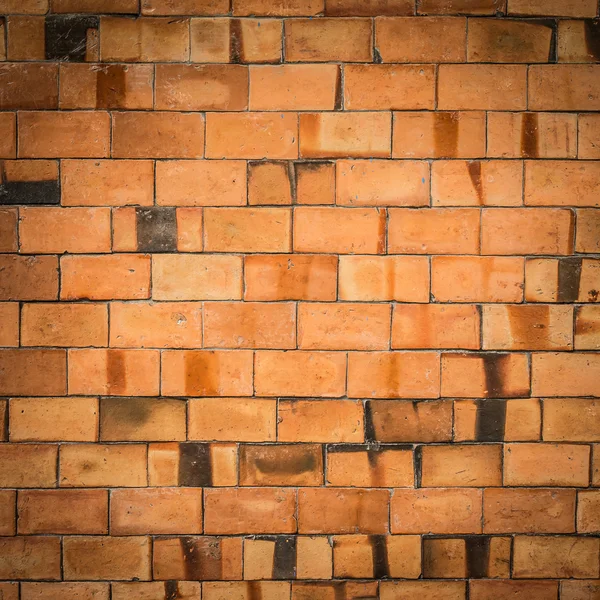 Brick wall dirty weathered texture background — Stock Photo, Image