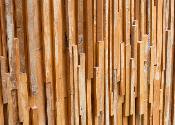 Древесина коричневая палка используется стена текстуры фона — стоковое фото