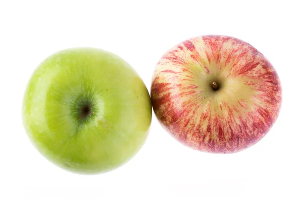 Fruto de manzana aislado sobre fondo blanco —  Fotos de Stock