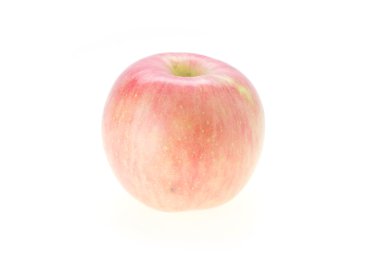 Beyaz arka plan üzerinde fuji elma izole