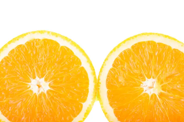 Orange fruit isolated on white background Royalty Free Stock Images