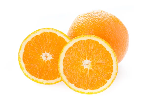 Oranje fruit geïsoleerd op witte achtergrond — Stockfoto