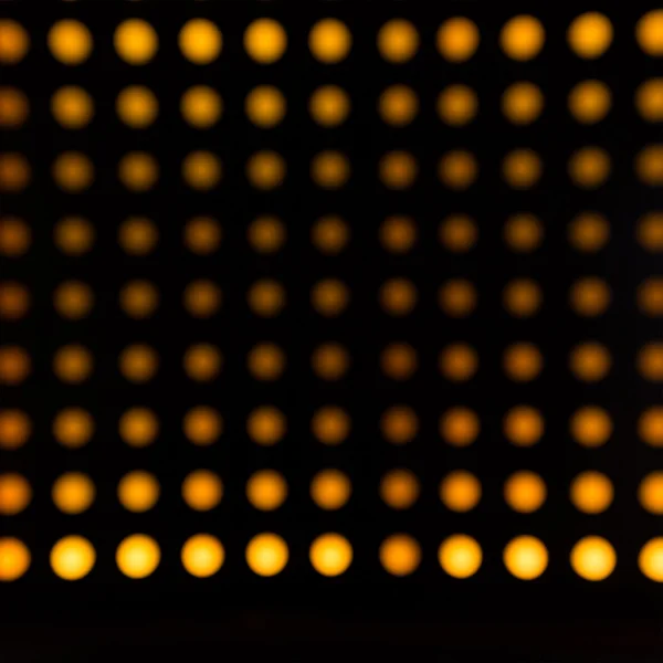 Orange background of circle light bokeh blur defocused — Stock Photo, Image