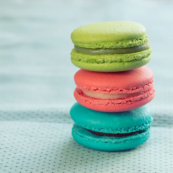 Dolce dolce dolce al macaron colorato — Foto Stock