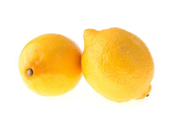 Citron frukt surt isolerade på vit bakgrund — Stockfoto