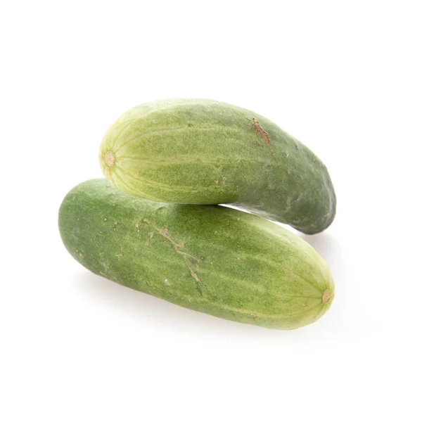 Cucumber green vegetable isolated on white background — Stock Photo, Image