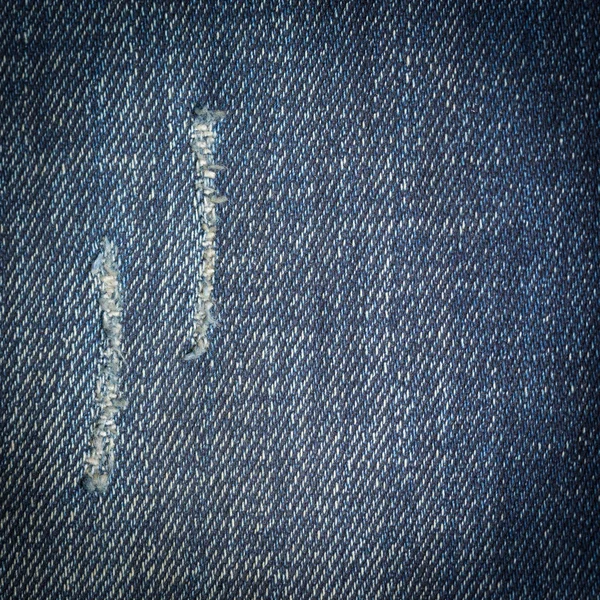 Blå denim jeans textur bakgrund — Stockfoto
