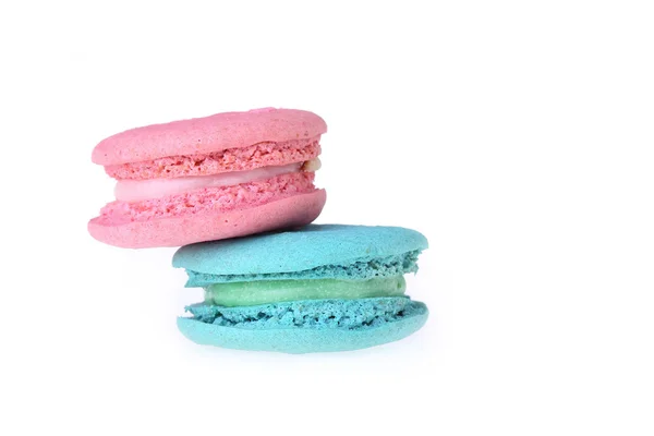 Macaron doux savoureux isolé sur fond blanc — Photo