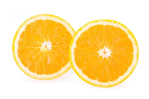 Oranje fruit geïsoleerd op witte achtergrond — Stockfoto