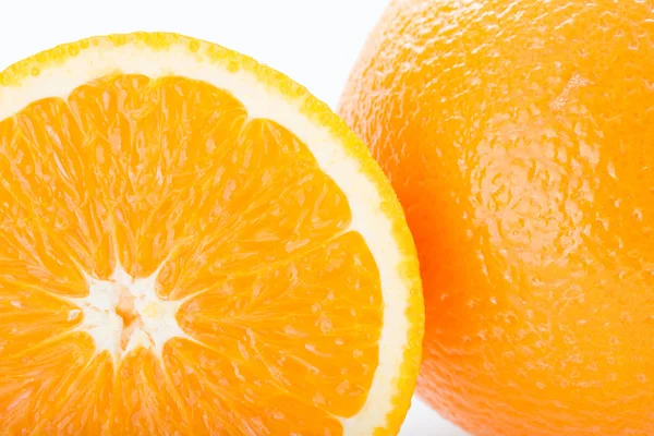 Orange fruit, gros plan image texture fond — Photo