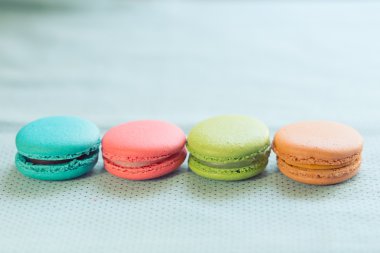 Tatlı pastel macaron