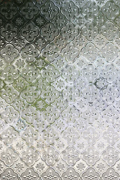 Üstünde belgili tanımlık pencere cam geleneksel Tay tarzında doku dekore — Stok fotoğraf