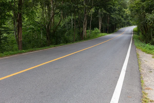 Asphalt road way empty — Stock Photo, Image