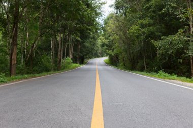 asfalt yol yol boş