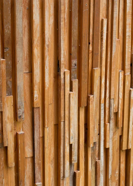Madeira madeira marrom vara usado parede textura fundo — Fotografia de Stock