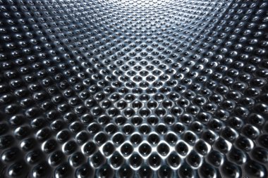 Gümüş Çelik Metal delik doku arka plan