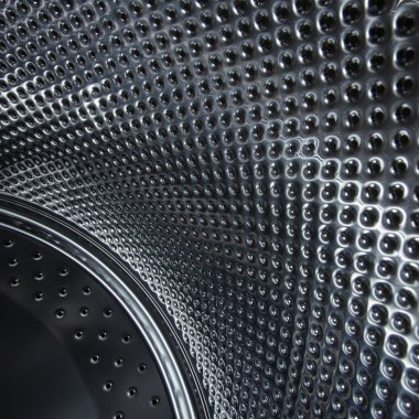 Gümüş Çelik Metal delik doku arka plan