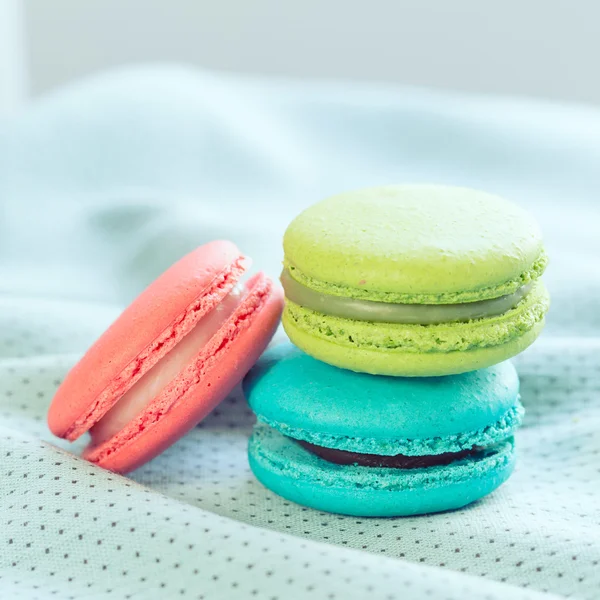 Dolce dolce dolce al macaron colorato — Foto Stock