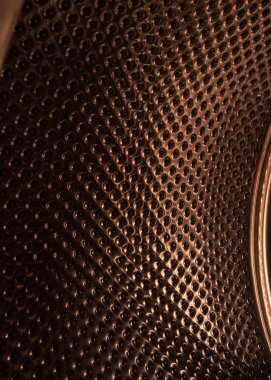 Gümüş Çelik Metal delik doku arka plan